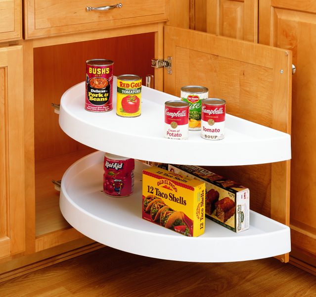 Plastic Half Moon Lazy Susan | Revolutionize Kitchens