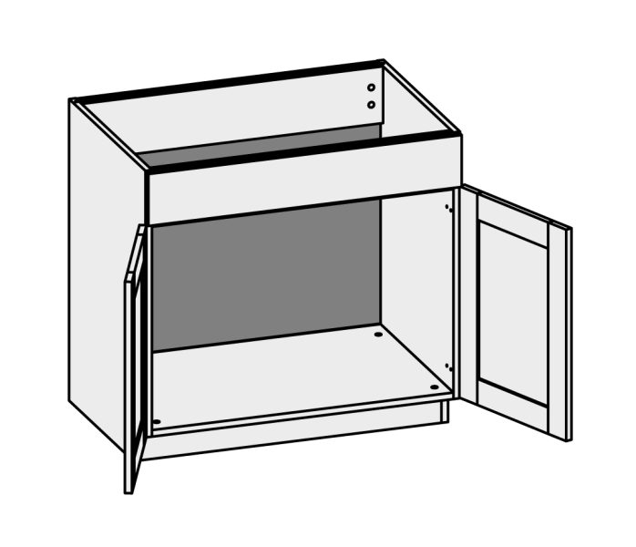 Vesta BS/CSBS - Premium Base Sink Cabinets | RTA Cabinets