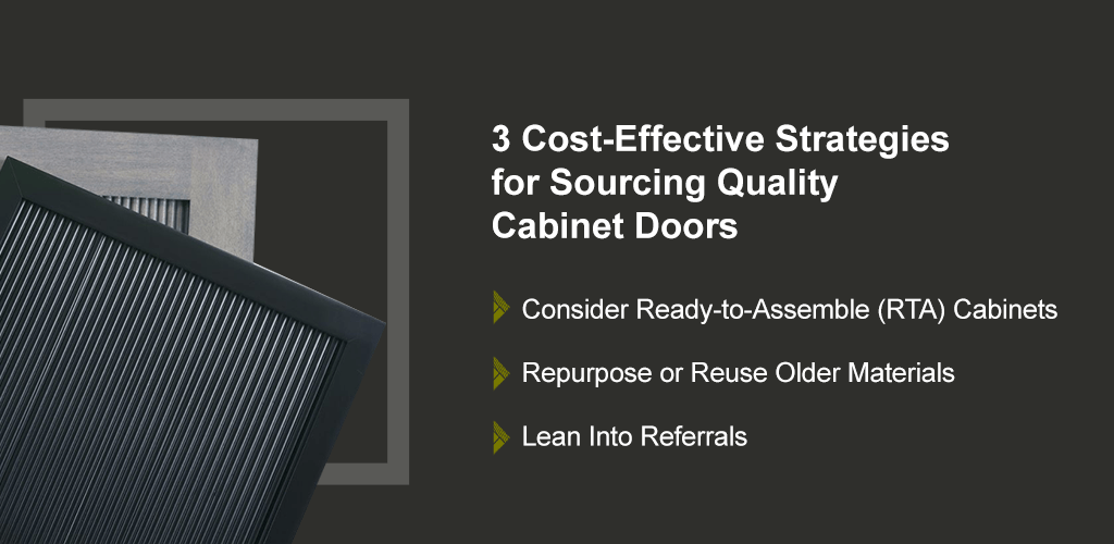 3 Cost-Effective Strategies for Sourcing Quality Cabinet Doors for Kitchens and Baths